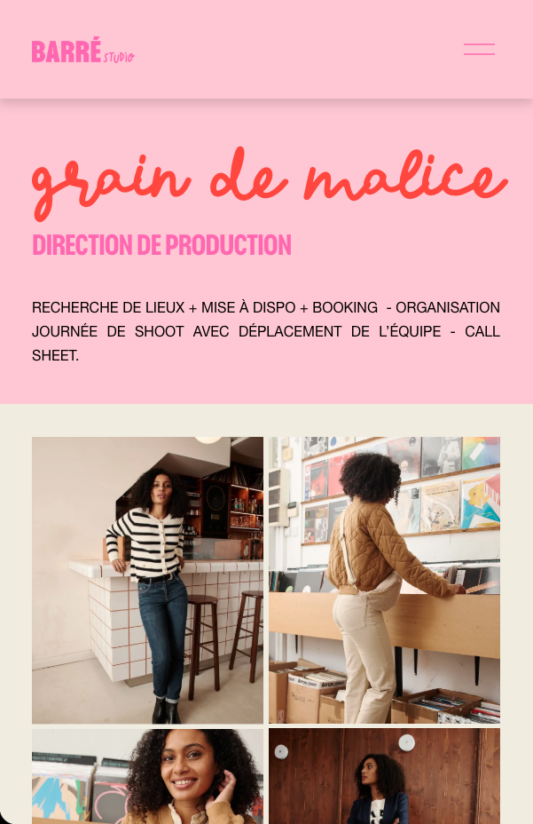 Ancien site — page Book originale